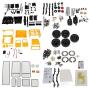 YU-NIYUT Climbing Off-Road Truck Car DIY Parts for W.P.L C34 KIT Version Metal 1:16 FJ40 4WD DIY RC Vehicle Modification Fun for Adults and Kids