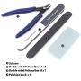 Rustark 21Pcs Modeler Basic Tools Craft Set Hobby Building Tools Kit for Gundam Car Model Building
