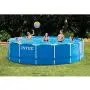 Intex 15ft x 48in Metal Frame Pool Set with Filter Pump, Ladder, Ground Cloth & Pool Cover Intex 15ft x 48in Metal Frame Pool Set with Filter Pump, Ladder, Ground Cloth & Pool Cover
