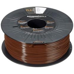 Amazon Basics PLA 3D Printer Filament, 1.75mm, Brown, 1 kg Spool