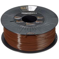 Amazon Basics PLA 3D Printer Filament, 1.75mm, Brown, 1 kg Spool