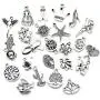 WOCRAFT 100 pcs Wholesale Bulk Lots Animals Tools Charms for Jewelry Making Mixed Smooth Tibetan Silver Metal Charms Pendants DIY for Jewelry Making Necklace Bracelet and Crafting (M356) WOCRAFT 100 pcs Wholesale Bulk Lots Animals Tools Charms for Jewelry Making Mixed Smooth Tibetan Silver Metal Charms Pendants DIY for Jewelry Making Necklace Bracelet and Crafting (M356)