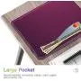 Fintie Case for iPad Air 4 10.9 Inch 2020 with Pencil Holder, Multi-Angle Viewing Cover [Supports Pencil 2nd Gen Charging] with Pocket, Auto Sleep/Wake for iPad Air 4th Generation, Purple