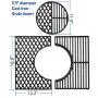 X Home 66095 Cast Iron Grill Grates for Weber Genesis II and Genesis II LX 300 Series, Genesis II E/S-310, Upgraded Sear Grates Replacement Parts with Gourmet BBQ System, 18.9'' x 13.3'', Set of 3 X Home 66095 Cast Iron Grill Grates for Weber Genesis II and Genesis II LX 300 Series, Genesis II E/S-310, Upgraded Sear Grates Replacement Parts with Gourmet BBQ System, 18.9'' x 13.3'', Set of 3