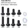 RC Screw M3 Hex Flat and Button Head Screw Kit M3 M4 Bolt Washers for 1:8 1/10 RC Cars with Magnetic Screw Tray RC DIY Parts RC Screw M3 Hex Flat and Button Head Screw Kit M3 M4 Bolt Washers for 1:8 1/10 RC Cars with Magnetic Screw Tray RC DIY Parts