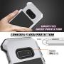 Punkcase S10e Metal Case, Heavy Duty Military Grade Armor Cover [Shockproof] Full Body Hard Aluminum & TPU Hybrid Design [High Impact Bumper] Compatible W/Samsung Galaxy S10e Edge (White)
