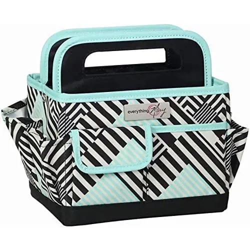 Everything Mary Craft Caddy, Teal - Art Storage for Supplies & Crafts - Supply Organizers Tote for School Classroom, Office, and Home - Organization For Makeup & Nurses Everything Mary Craft Caddy, Teal - Art Storage for Supplies & Crafts - Supply Organizers Tote for School Classroom, Office, and Home - Organization For Makeup & Nurses