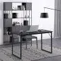 Coleshome Computer Desk 47'', Modern Simple Style Desk for Home Office, Sturdy Writing Desk,Black Coleshome Computer Desk 47'', Modern Simple Style Desk for Home Office, Sturdy Writing Desk,Black