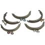 Housweety 5PCs Metal Purse Bag Frame Kiss Clasp Lock Bronze Tone 8.8cm x6cm