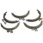 Housweety 5PCs Metal Purse Bag Frame Kiss Clasp Lock Bronze Tone 8.8cm x6cm