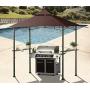 ABCCANOPY Grill Shelter Replacement Canopy Roof ONLY FIT for Gazebo Model L-GZ238PST-11 (Brown)