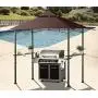 ABCCANOPY Grill Shelter Replacement Canopy Roof ONLY FIT for Gazebo Model L-GZ238PST-11 (Brown) ABCCANOPY Grill Shelter Replacement Canopy Roof ONLY FIT for Gazebo Model L-GZ238PST-11 (Brown)