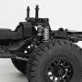 Benedict Harry 4PCS Aluminum Rear/Front Shock Tower Shock Hoops for Axial SCX10 II 90046 90047 1/10 Scale Crawlers Truck Car Upgrade (Black)