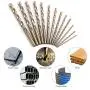 COMOWARE Cobalt Drill Bit Set- 13Pcs M35 High Speed Steel Twist Jobber Length for Hardened Metal, Stainless Steel, Cast Iron and Wood Plastic with Metal Indexed Storage Case, 1/16''-1/4'' COMOWARE Cobalt Drill Bit Set- 13Pcs M35 High Speed Steel Twist Jobber Length for Hardened Metal, Stainless Steel, Cast Iron and Wood Plastic with Metal Indexed Storage Case, 1/16''-1/4''