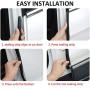 VUAOHIY Door Rubber Seal Strip Trim Seal with Side Bulb for Cars,Trucks, Boats, RVs and Home Applications, Car Door Weather Striping (20Ft)