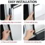 VUAOHIY Door Rubber Seal Strip Trim Seal with Side Bulb for Cars,Trucks, Boats, RVs and Home Applications, Car Door Weather Striping (20Ft) VUAOHIY Door Rubber Seal Strip Trim Seal with Side Bulb for Cars,Trucks, Boats, RVs and Home Applications, Car Door Weather Striping (20Ft)
