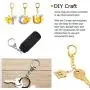 Roctee 70 Pcs Jump Rings D-snap Hook Split Key Ring with Chain | Metal Keychain Parts with 8mm Open Jump Ring and Connector | Key Rings Clips Accessories for DIY (Silver+Gold) Roctee 70 Pcs Jump Rings D-snap Hook Split Key Ring with Chain | Metal Keychain Parts with 8mm Open Jump Ring and Connector | Key Rings Clips Accessories for DIY (Silver+Gold)