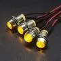 Cobella 4mm Metal Indicator Light 12V Waterproof Signal Lamp 0.3'' Mounting Hole Diameter, 2PCS,Yellow Cobella 4mm Metal Indicator Light 12V Waterproof Signal Lamp 0.3'' Mounting Hole Diameter, 2PCS,Yellow