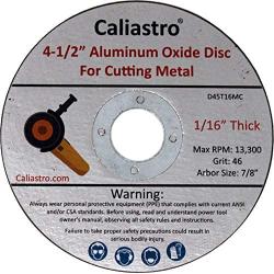 4-1/2 inch Metal and Stainless Steel Cut-Off Cutting Wheels Compatible with All 4.5 inch Angle Grinder - 10-Pack