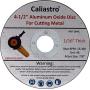 4-1/2 inch Metal and Stainless Steel Cut-Off Cutting Wheels Compatible with All 4.5 inch Angle Grinder - 10-Pack