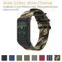 Fintie Band Compatible with Garmin VIVOACTIVE HR, Soft Nylon Sport Straps Adjustable Replacement Watch Bands with Metal Buckle Wristband Compatible Garmin Vivoactive HR Sports GPS Smart Watch, Camo