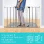 Summer Secure Space Extra-Wide Safety Baby Gate, Grey, Slate Metal Frame – 30” Tall, Fits Openings 28.5” to 52” Wide, Baby and Pet Gate for Extra-Wide Doorways, Stairs, and Wide Spaces Summer Secure Space Extra-Wide Safety Baby Gate, Grey, Slate Metal Frame – 30” Tall, Fits Openings 28.5” to 52” Wide, Baby and Pet Gate for Extra-Wide Doorways, Stairs, and Wide Spaces