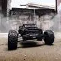 ARRMA Notorious 1/8 Scale BLX Brushless 4WD RC Stunt Truck RTR (6S Lipo Battery Required) with 2.4GHz STX2 Radio, ARA106044T1 (Black)