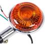 2X Amber Turn Indicator Signal Light Blinker Lens For Yamaha Virago 85-99