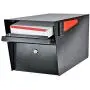 Mail Boss 7506 Mail Manager Curbside Locking Security Mailbox, Black,Large