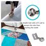 Windman Low Shank Open Toe Ruler Foot Free Motion Darning Foot Quilting Ruler Foot for Frame Free Motion Quilting and Embroidery for Most Low Shank Brother Singer Janome Kenmore Sewing Machine Use