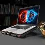 AICHESON Laptop Cooling Pad for 17.3'' Notebook, Red 5 Fans