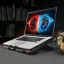 AICHESON Laptop Cooling Pad for 17.3'' Notebook, Red 5 Fans AICHESON Laptop Cooling Pad for 17.3'' Notebook, Red 5 Fans