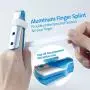 Aluminum Finger Splint, Teroys Metal Finger Support Brace for Broken Fingers Straightening Arthritis 3-Size Pack Aluminum Finger Splint, Teroys Metal Finger Support Brace for Broken Fingers Straightening Arthritis 3-Size Pack
