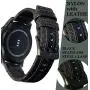 Olytop Compatible Ticwatch S2 Band / Ticwatch Pro Band, 22mm Galaxy Watch 3 Bands 45mm Quick Release Premium Nylon with Leather Replacement Bands for 46mm Galaxy Watch Women Men Smartwatch - Black Olytop Compatible Ticwatch S2 Band / Ticwatch Pro Band, 22mm Galaxy Watch 3 Bands 45mm Quick Release Premium Nylon with Leather Replacement Bands for 46mm Galaxy Watch Women Men Smartwatch - Black