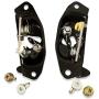 T1A Tailgate Latch and Striker Bolt Set Replacement for 1999-2006 Chevy Silverado and GMC Sierra, fits Driver and Passenger Sides, Metal, Fits Rear Right and Left Sides 15921948 15921949