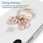 Finger Ring Stand,WATACHE 2 Pack Luxury Glitter Diamond Universal Metal Finger Ring Grip Holder Kickstand for iPhone Xs Max Xr X 8 7 6 6s Plus 5s,Galaxy S10 Plus S8 S7 S6 Note,All Smartphone,Pink/Bow