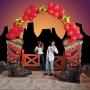 Western Cowboy Boot Balloon Arch Standup Photo Booth Prop Background Backdrop Party Decoration Decor Scene Setter Cardboard Cutout