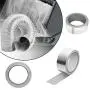 FCHO Car Sound Deadening Roller Metal Installation Tool 3 Pcs Seam Roller with 66 Feet Aluminum Foil Tape Finishing Sealing Tape, for Car Sound Deadening Installation