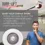 DURA-LIFT Ultra-Life MAX 2'' Sealed 6200ZZ Bearing Nylon Garage Door Roller, 4'' Stem, Pack of 12