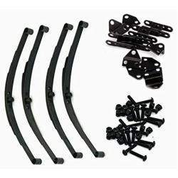 RC-FAST Black 1 Set Leaf Springs Set HighLift Chassis for D90 1/10 RC Crawler Car Upgrade Parts