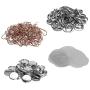 1 Inch Neil Button Parts for Use with Machine - Pin Back - Pack of 1000