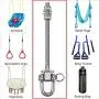 SELEWARE Set of 2 Heavy Duty Swing Hanger 1800LB Capacity, 8.85'' x 3.1/10'', Stainless Steel Swing Hooks for Wood and Steel Beam Yoga Hammock Chair Punching Bag Porch Swing Sets SELEWARE Set of 2 Heavy Duty Swing Hanger 1800LB Capacity, 8.85'' x 3.1/10'', Stainless Steel Swing Hooks for Wood and Steel Beam Yoga Hammock Chair Punching Bag Porch Swing Sets