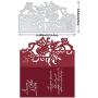 4 Pieces Metal Die Cuts Flowers Cutting Dies Metal Stencil Template Lace Bird Butterfly Mould for DIY Crafts Scrapbook Album Paper Card Embossing