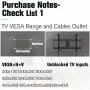 Mounting Dream Tilt TV Wall Mount TV Bracket for Most of 42-70 Inches TV, TV Mount Tilt up to 20 Degrees with VESA 200x100 to 600x400mm and Loading 132 lbs, Fits 16'', 18'', 24'' Studs MD2165-LK