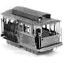Fascinations Metal Earth San Francisco Cable Car 3D Metal Model Kit,Silver Fascinations Metal Earth San Francisco Cable Car 3D Metal Model Kit,Silver
