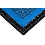 Dahle - 10660-12584 Vantage 10680 Self-Healing Cutting Mat, 9''x12'', 1/2'' Grid, 5 Layers for Max Healing, Perfect for Crafts & Sewing, Clear