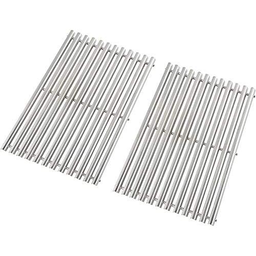 Replace parts 7527, 7525, 7526, 7639, 7638 Cooking Grates for Weber Spirit 300 Series, Spirit 700, Genesis Silver B/C, Genesis Gold B/C -17 1/4 X 23 1/2'' Grates (Stainless Steel)