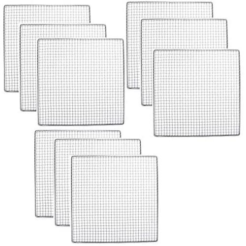 9 PACK - Excalibur Dehydrator Stainless Steel Tray Replacement UPGRADE Food Shelf Mesh (9)