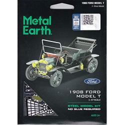 fascinations Metal Earth 3D Metal Model Kits Ford Set of 2 - 1908 Model T Red and Green