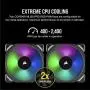 Corsair H100i RGB PLATINUM AIO Liquid CPU Cooler,240mm,Dual ML120 PRO RGB PWM Fans,Intel 115x/2066,AMD AM4/TR4 Corsair H100i RGB PLATINUM AIO Liquid CPU Cooler,240mm,Dual ML120 PRO RGB PWM Fans,Intel 115x/2066,AMD AM4/TR4